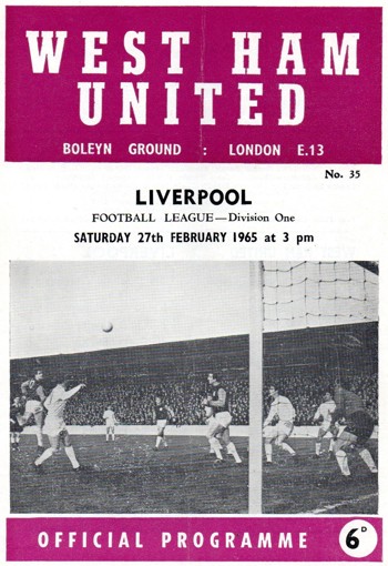 Match programme